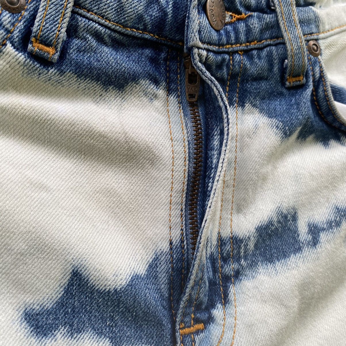 Nudie Jeans Thrashed Vintage Nudie Jeans Acid Wash ERD GRUNGE JEANS Size US 27 - 6 Thumbnail