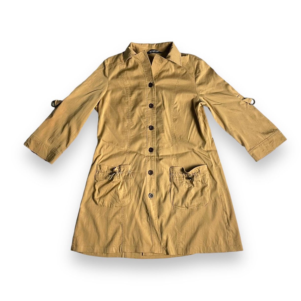Japanese Brand × Kansai Yamamoto 🇯🇵 KANSAI BIS COLLECTION BUTTON UP LONG COAT JACKET Size M / US 6-8 / IT 42-44 - 1 Thumbnail