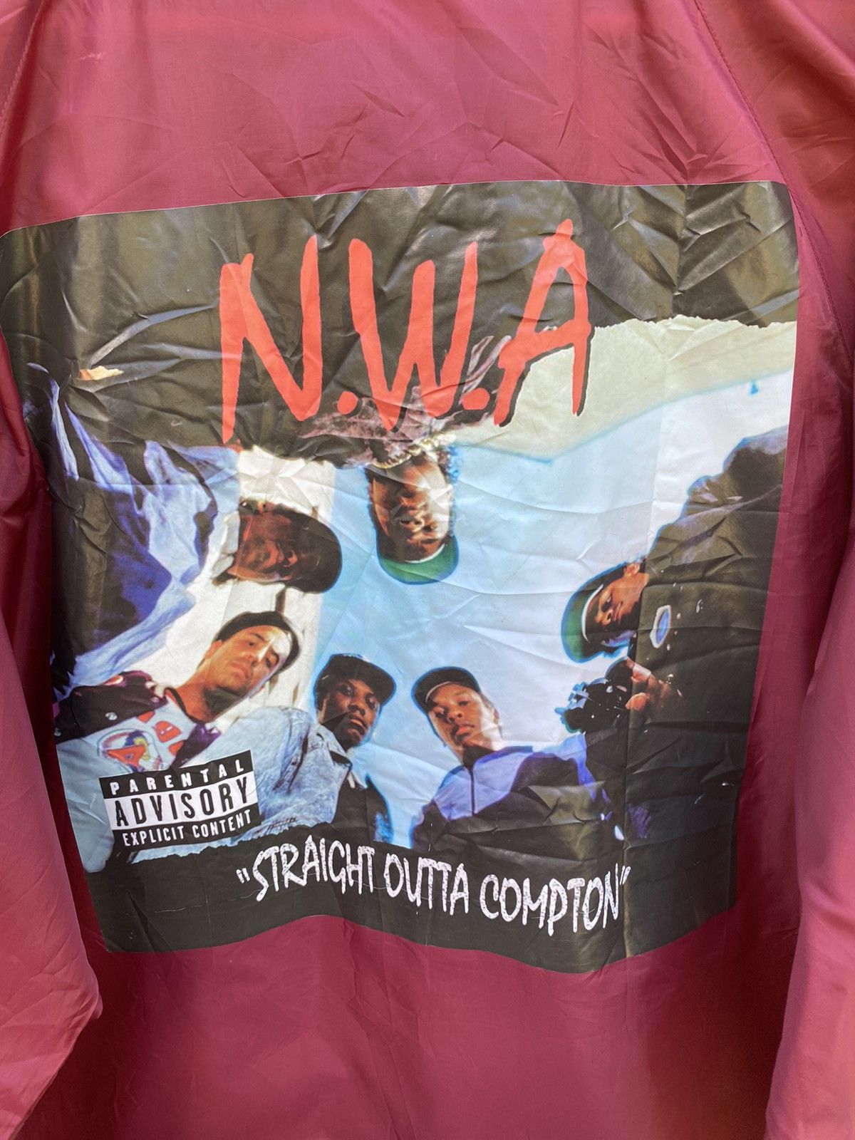 Rap Tees × Vintage Vintage Nwa windbreaker jacket Size US XL / EU 56 / 4 - 16 Thumbnail
