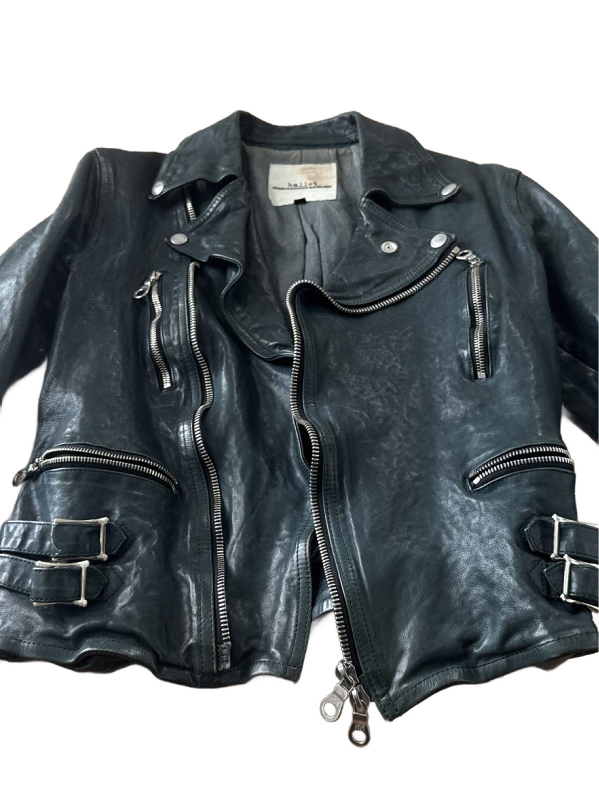 Isamu Katayama Backlash Isamu Katayama Backlash Navy Double Riders Jacket Size US XS / EU 42 / 0 - 2 Thumbnail