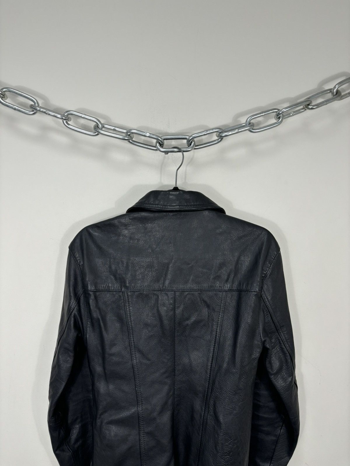 Claude Montana Vintage Claude Montana Ideal Cuir Women’s Leather Jacket Size M / US 6-8 / IT 42-44 - 18 Thumbnail