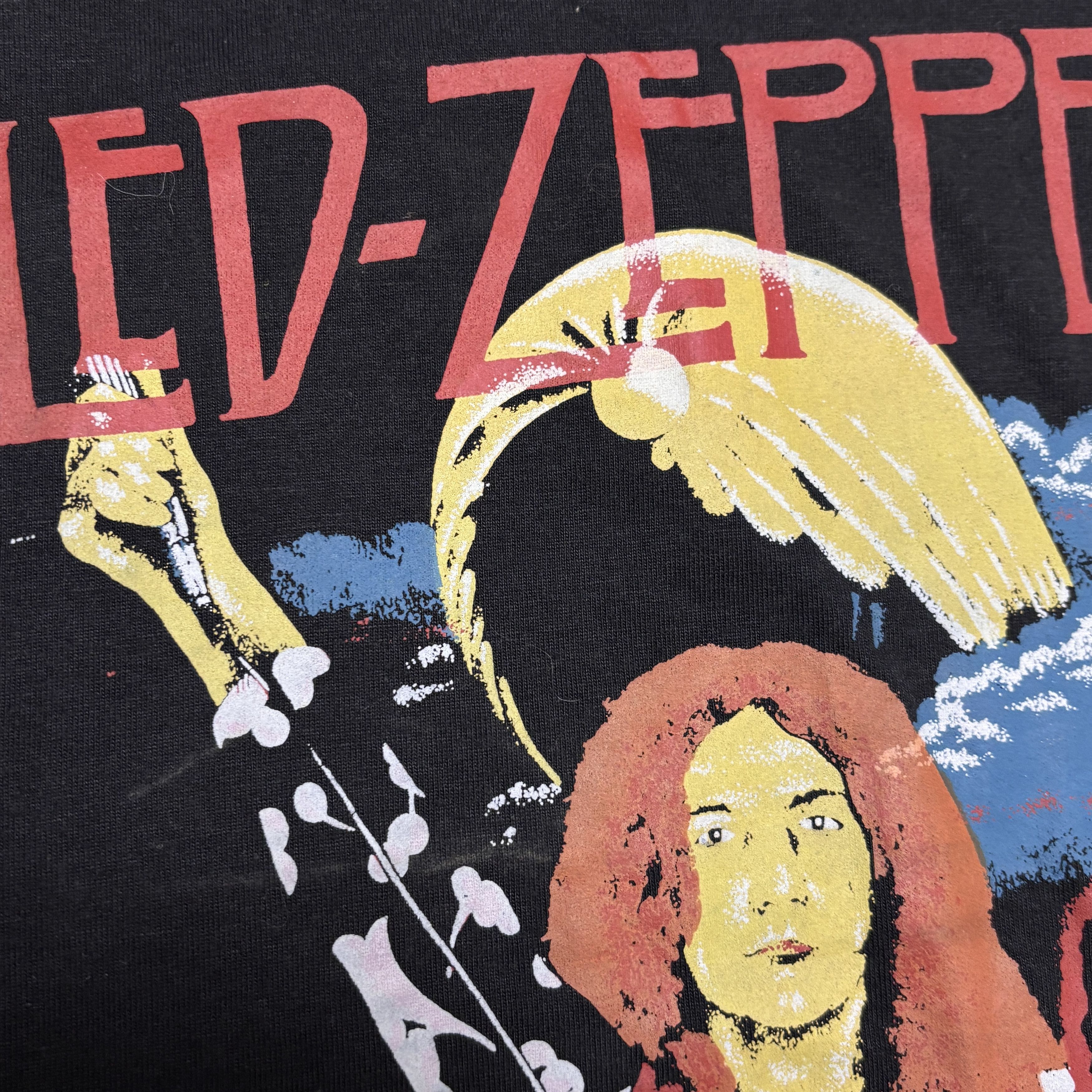 Band Tees Vintage Led Zeppelin Shirt 80s Single Stitch Rock Band Tee Size US M / EU 48-50 / 2 - 5 Thumbnail