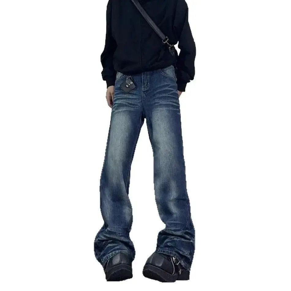 Japanese Brand Retro casual straight leg wide leg jeans Size US 30 / EU 46 - 5 Thumbnail
