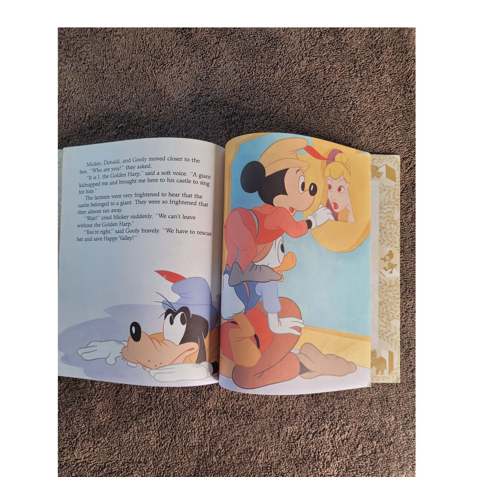 Disney Mickey and the Beanstalk Story Book Vintage 1988 Size ONE SIZE - 4 Thumbnail