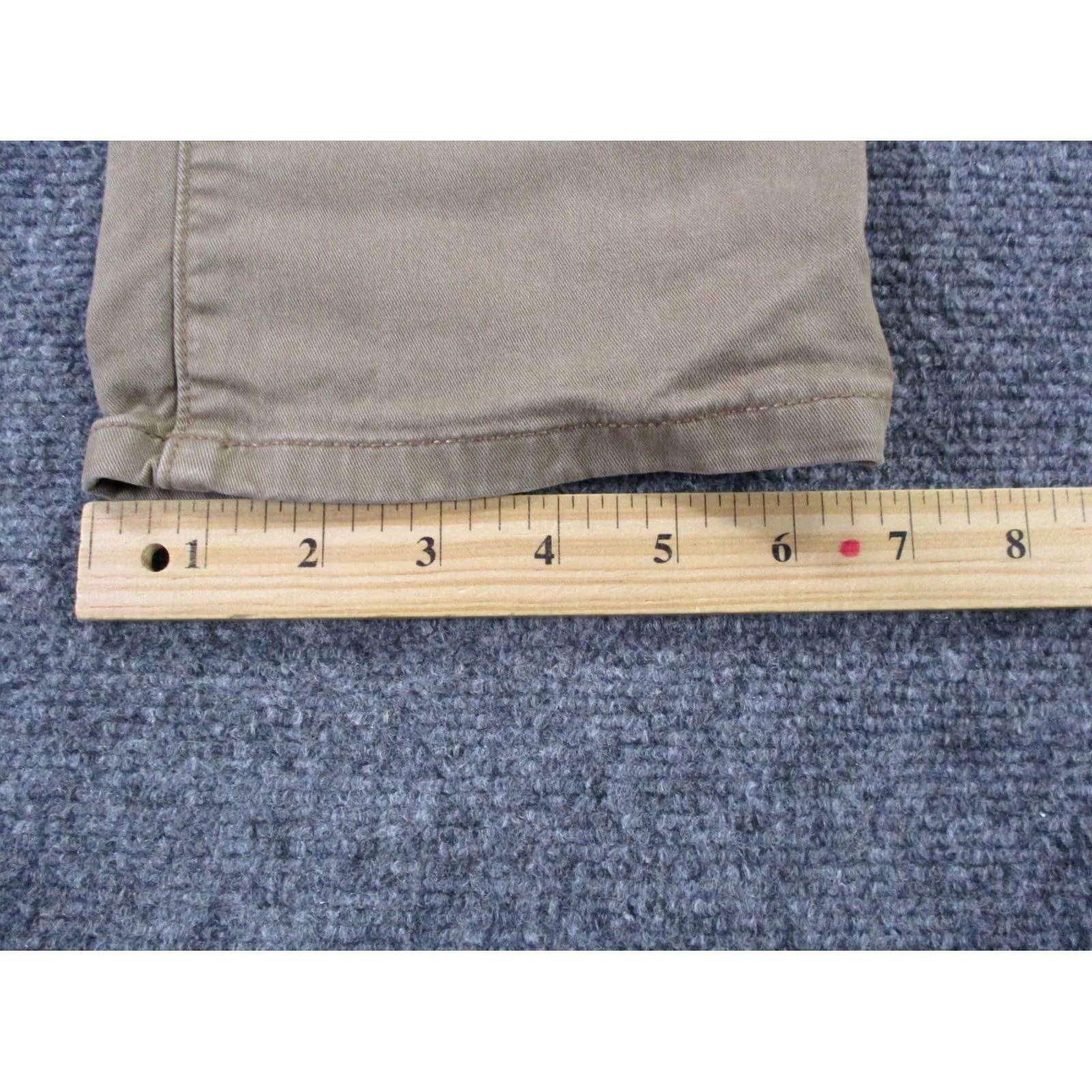 Flint And Tinder Flint and tinder Jeans Mens 34 X 32 Beige Slim Straight Stretch Denim 5-Pocket Design Season: All Size US 33 - 5 Thumbnail