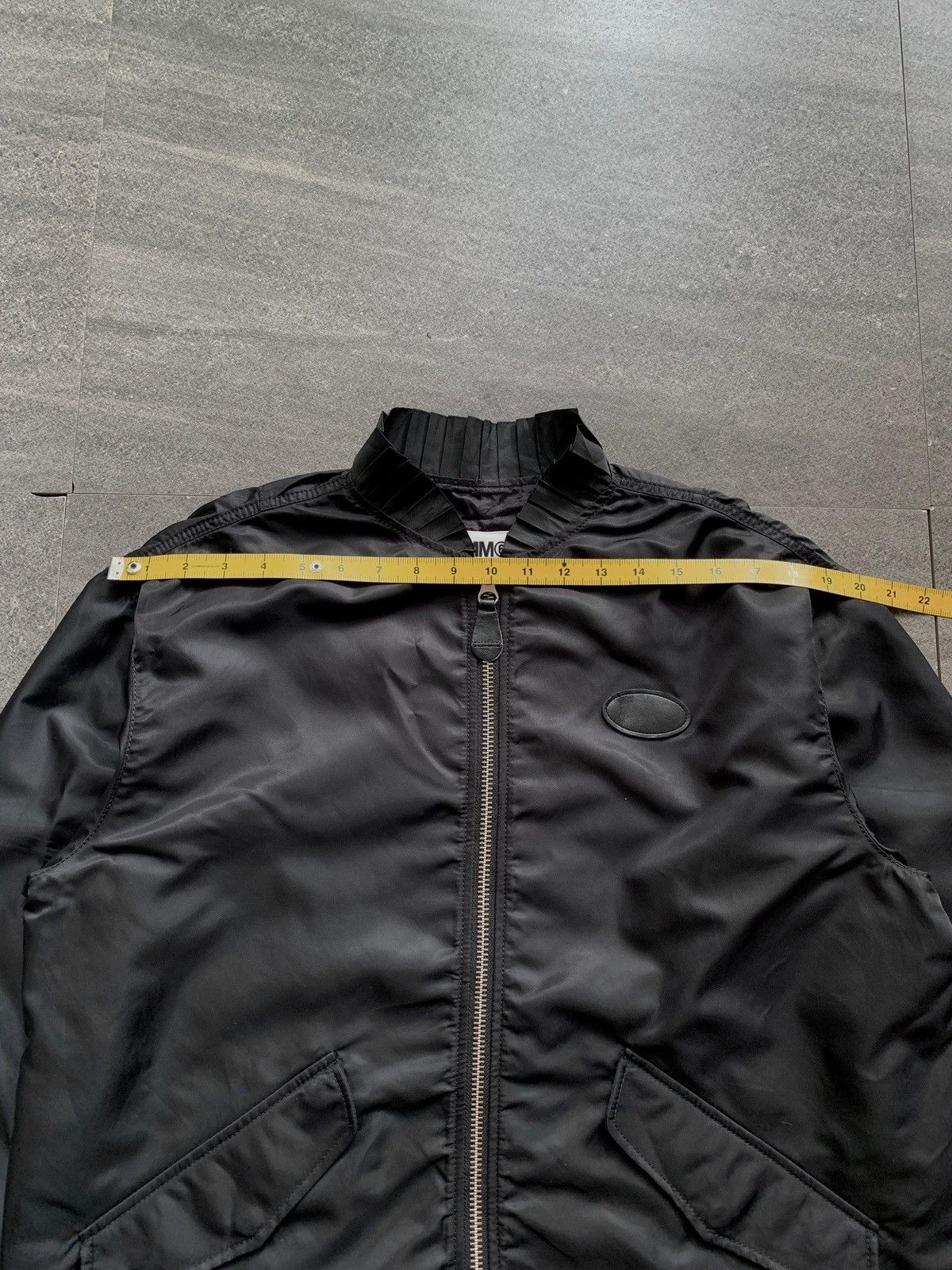 Maison Margiela FREE TAX! MM6 Oversized Pleated Nylon Bomber Jacket Size US M / EU 48-50 / 2 - 15 Thumbnail