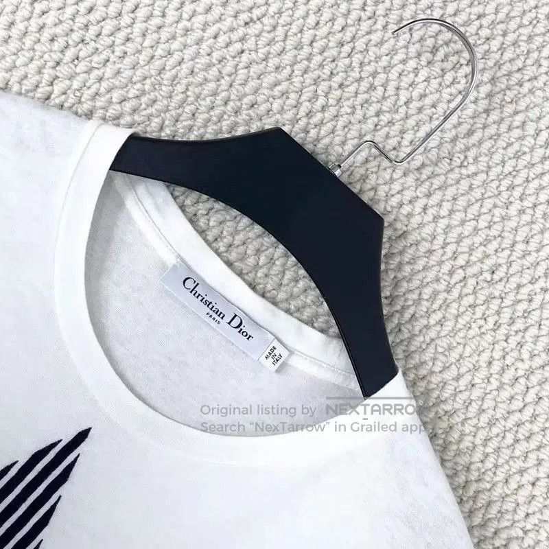 Dior Dior Star Logo Cotton Blend Short Sleeve T. Size XS / US 0-2 / IT 36-38 - 3 Thumbnail