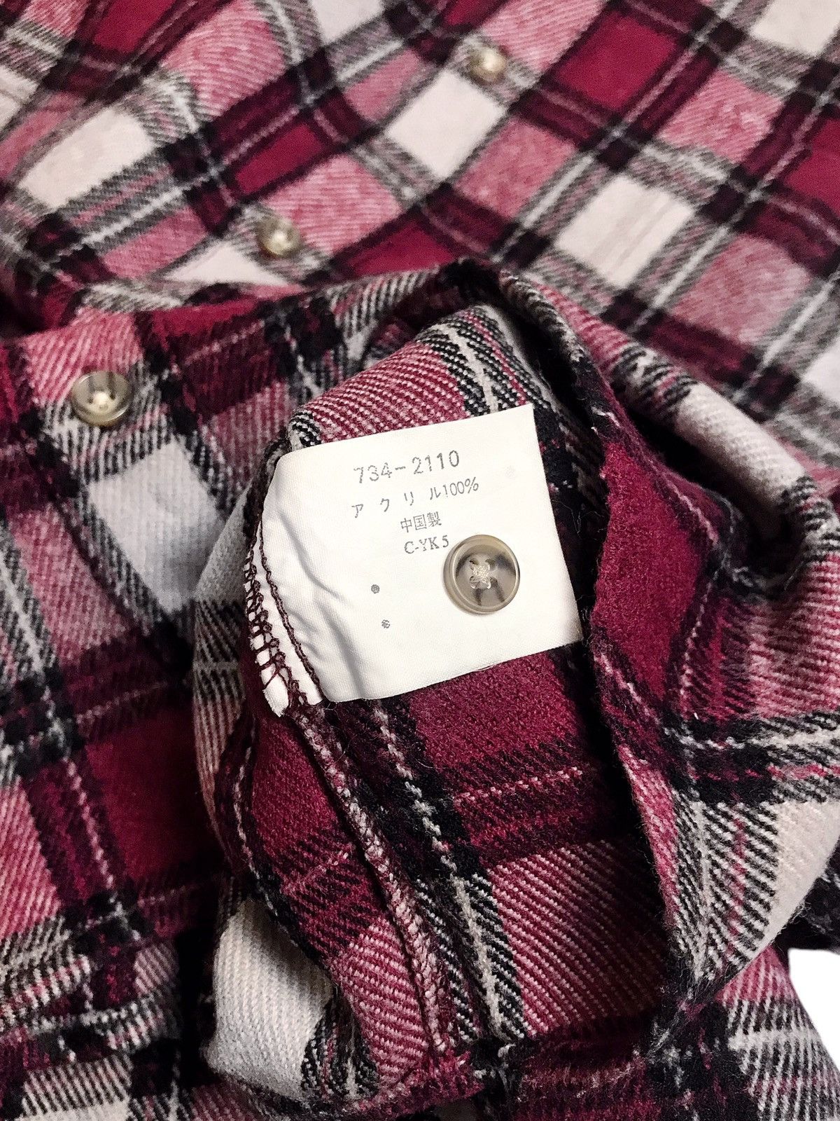 Japanese Brand × Uniqlo × Vintage Uniqlo Vintage Plaid Wool Flannel Size US XL / EU 56 / 4 - 7 Thumbnail