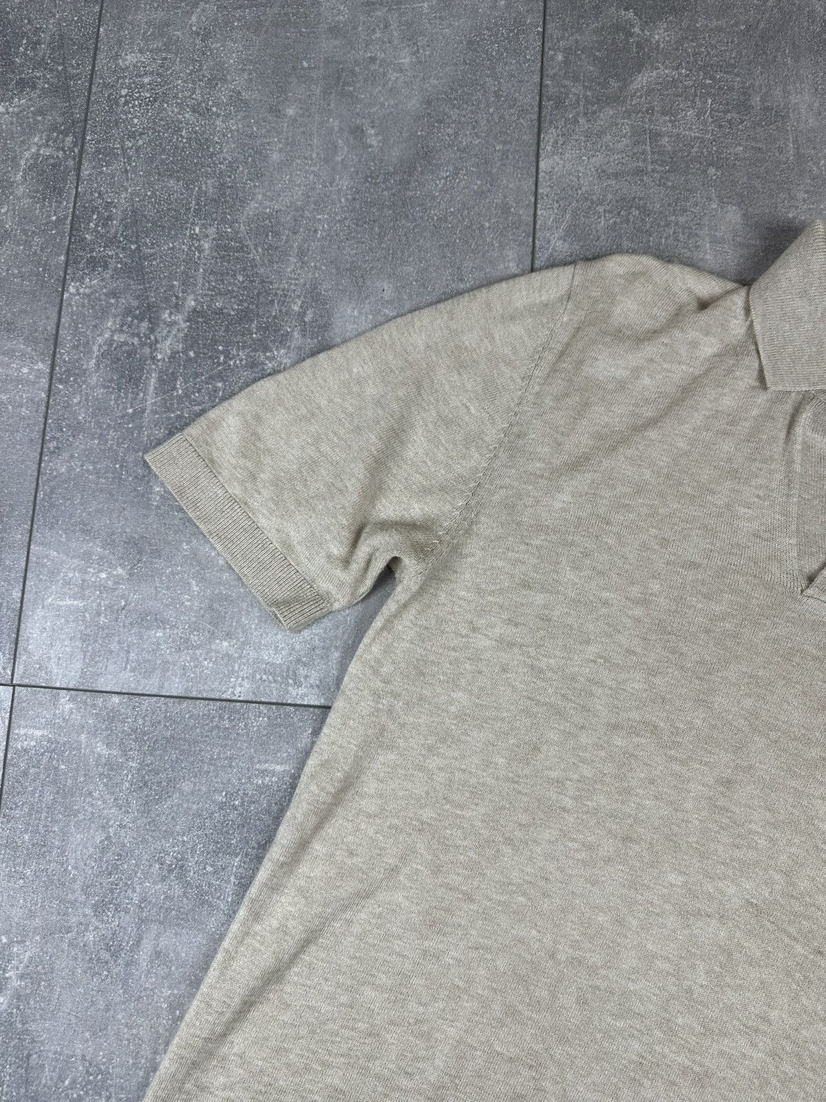 A Day's March A Days March Luxury Cotton/Wool Tricot Polo Size US S / EU 44-46 / 1 - 3 Thumbnail