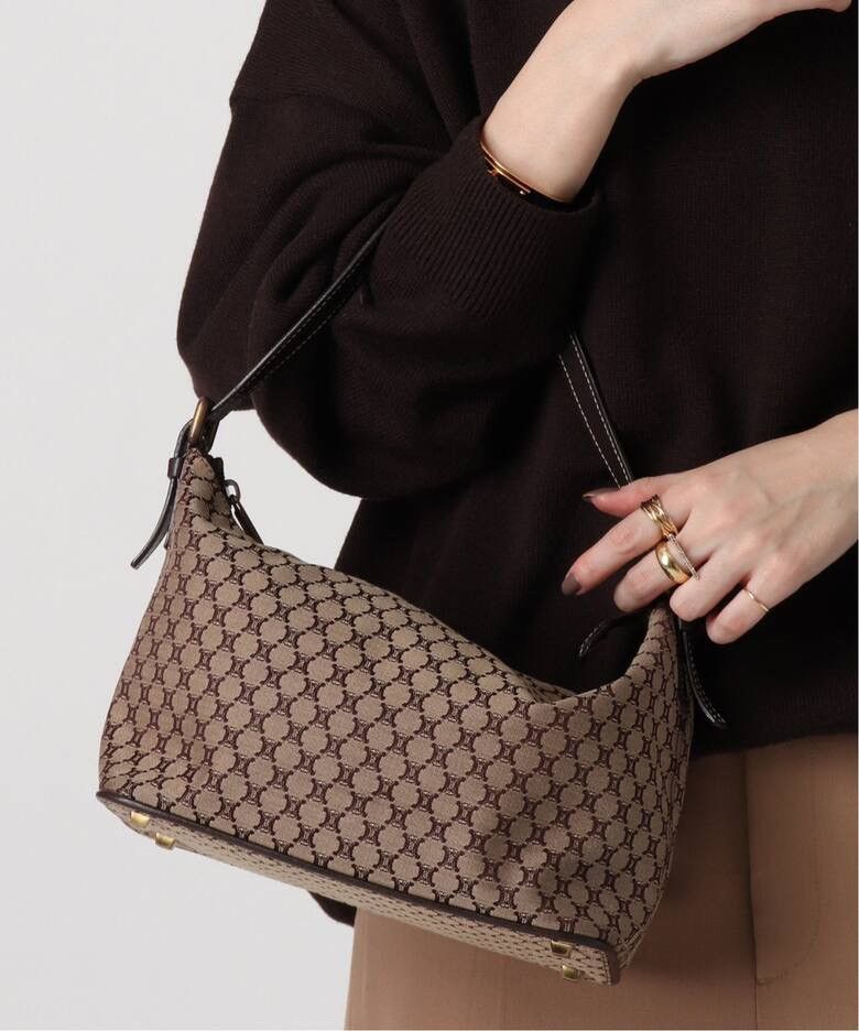 Celine AUTHENTIC CELINE MONOGRAM CANVAS HOBO SHOULDER BAG Size ONE SIZE - 21 Thumbnail
