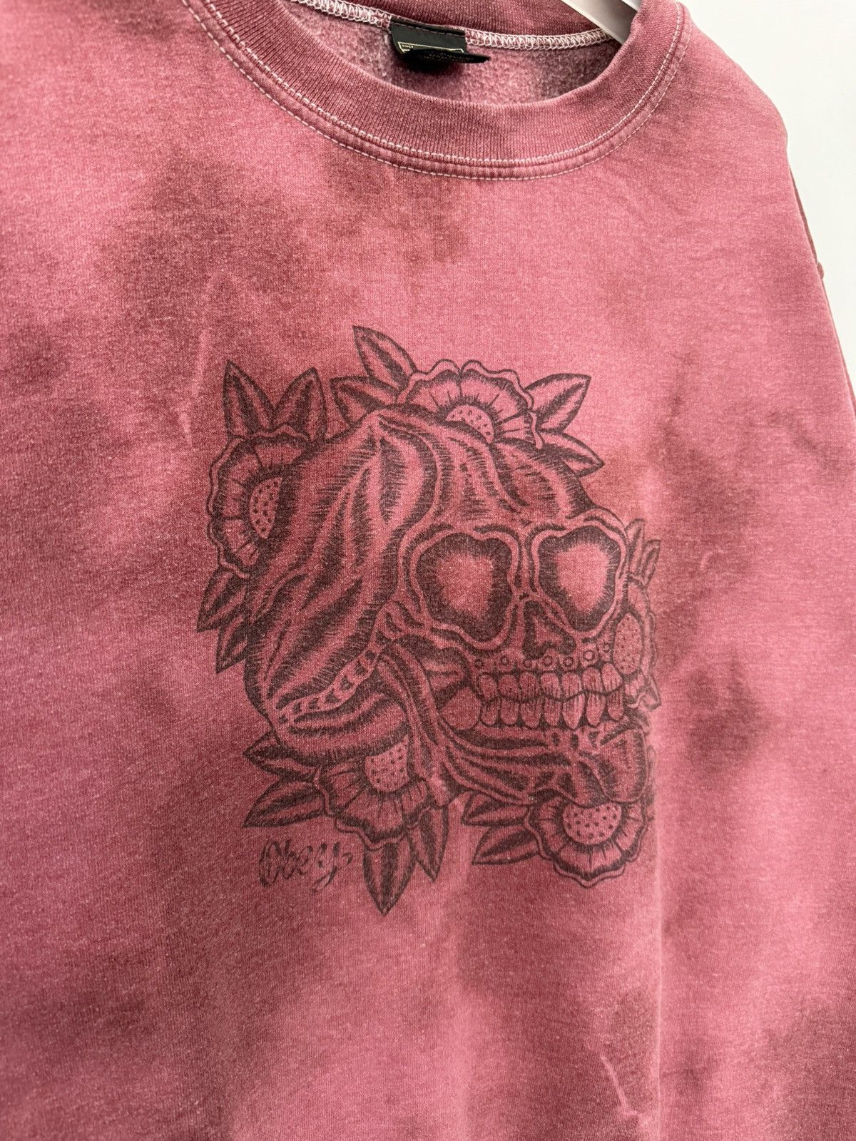 Obey 🔥 OBEY SKATEBOARD STREETWEAR TIE DYE SWEATSHIRT - S Size US M / EU 48-50 / 2 - 4 Thumbnail