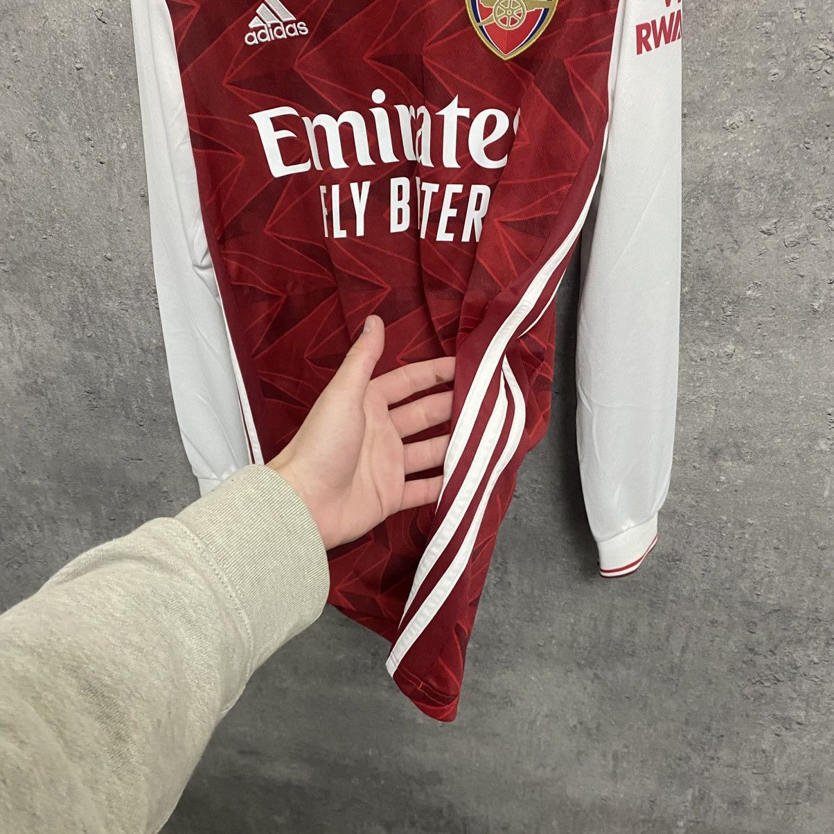 Adidas Arsenal London 2020 Home Football Long Sleeve Soccer Jersey Size US M / EU 48-50 / 2 - 10 Thumbnail