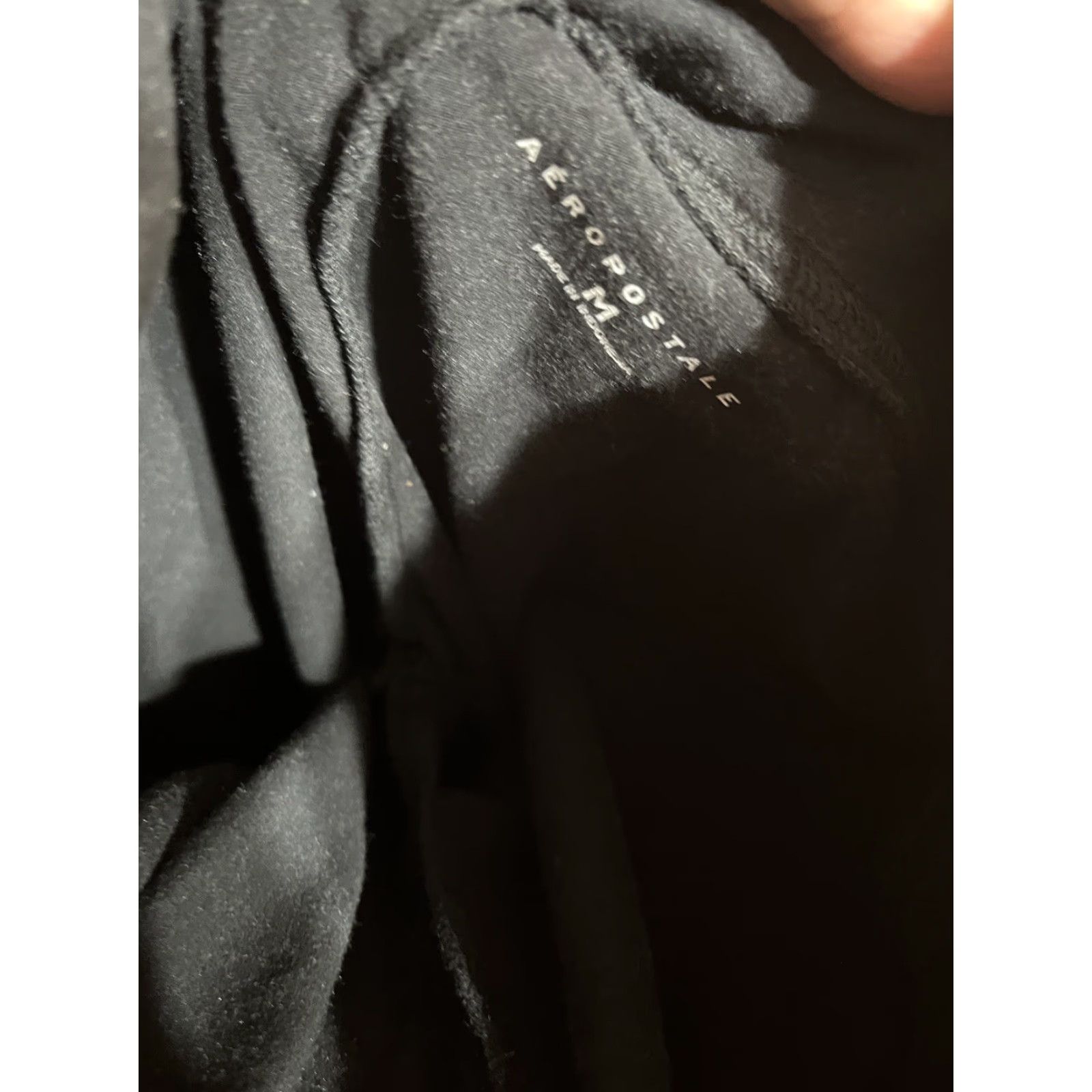Vintage Aéropostale Women’s Leggings M Black Flared Activewear Gym & Training Yoga Shirt/Leggings Women Size 32" / US 10 / IT 46 - 4 Thumbnail