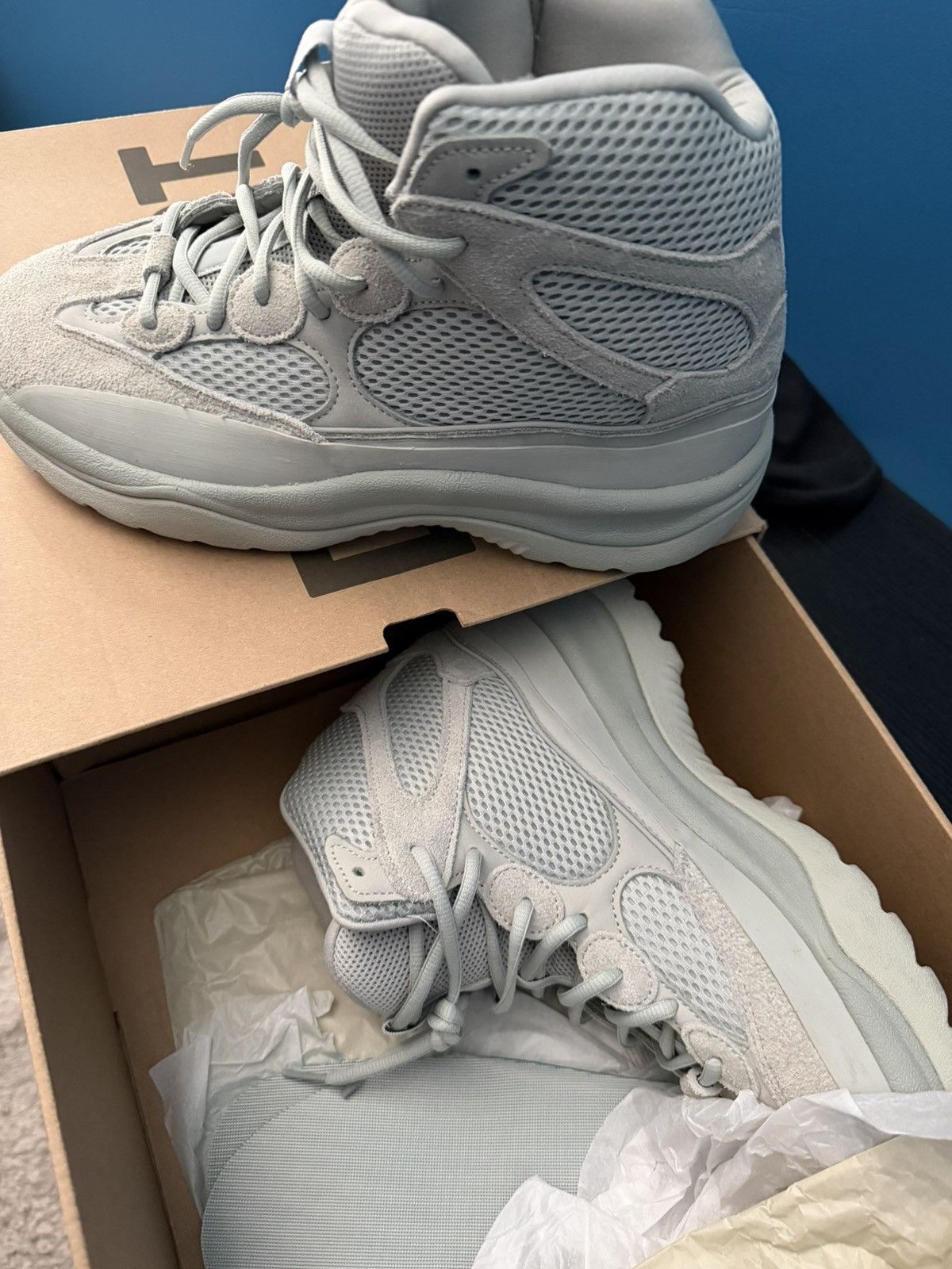 Yeezy Adidas Yeezy Desert Boot 'Salt' Size US 10 / EU 43 - 2 Thumbnail
