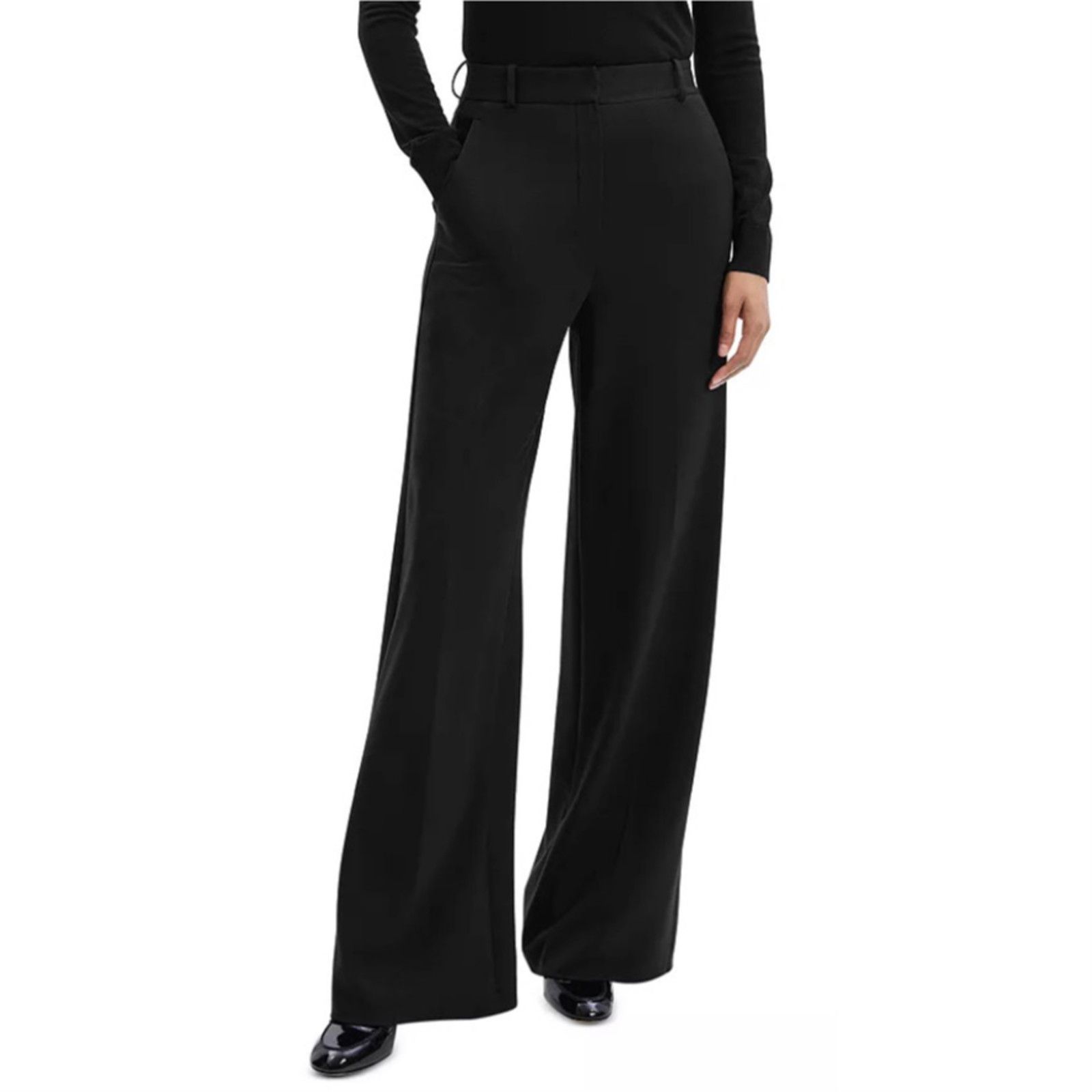 Theory Theory Black Dress Pants | Size 4 Size 27" / US 4 / IT 40 - 4 Thumbnail