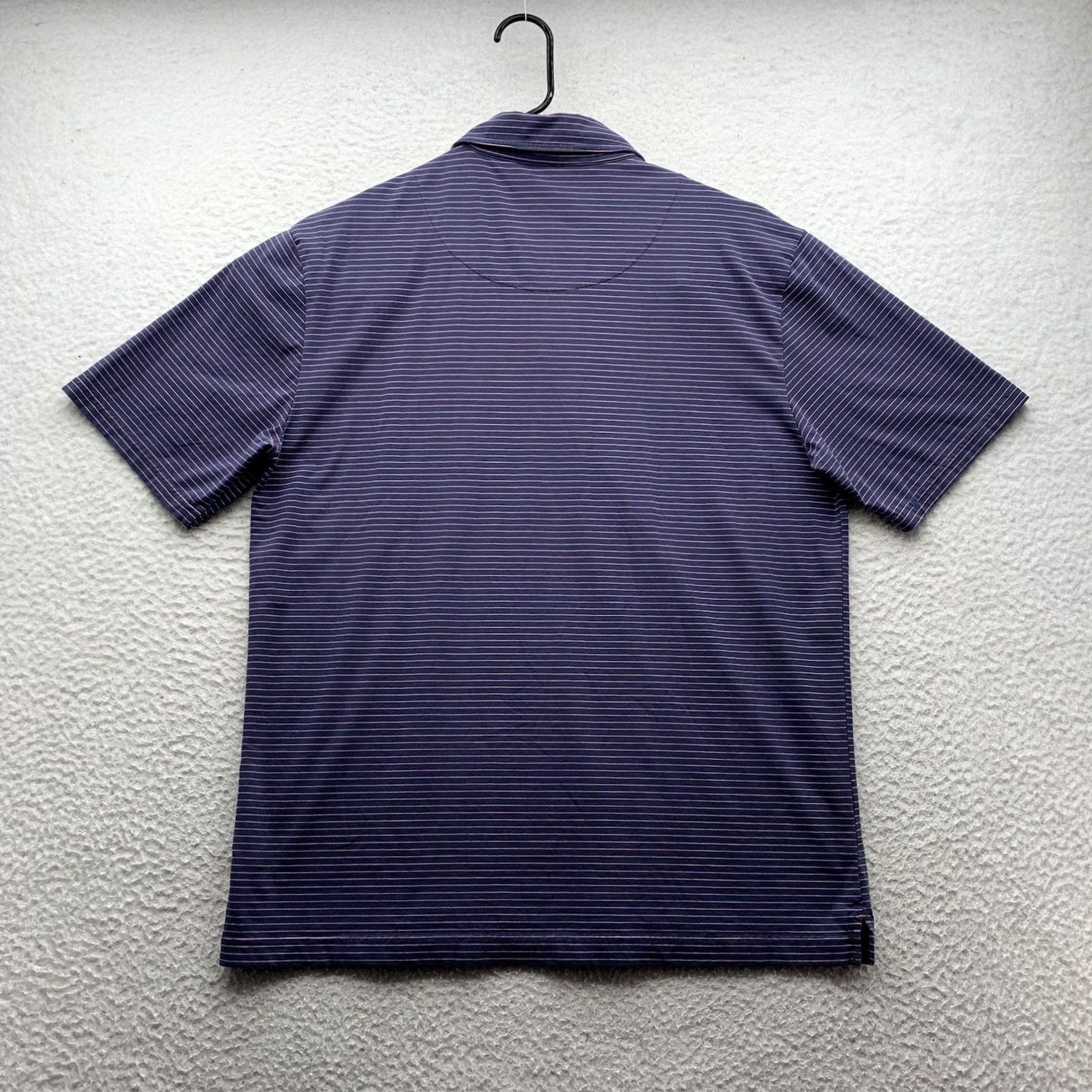 johnnie-O johnnie-O Polo Shirt Mens M Hangin' Out Golf Blue Pink Striped Preppy Dad Shirt Polo Mens M Blue Pink Striped Golf Preppy Dad Size US M / EU 48-50 / 2 - 3 Thumbnail