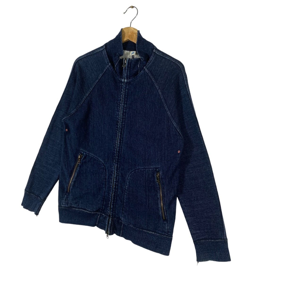 Blue Blue Japan × Japanese Brand × Pure Blue Japan Pure Blue Japan Indigo Dyed Tred Jacket Size 2 (M) Size US M / EU 48-50 / 2 - 3 Thumbnail