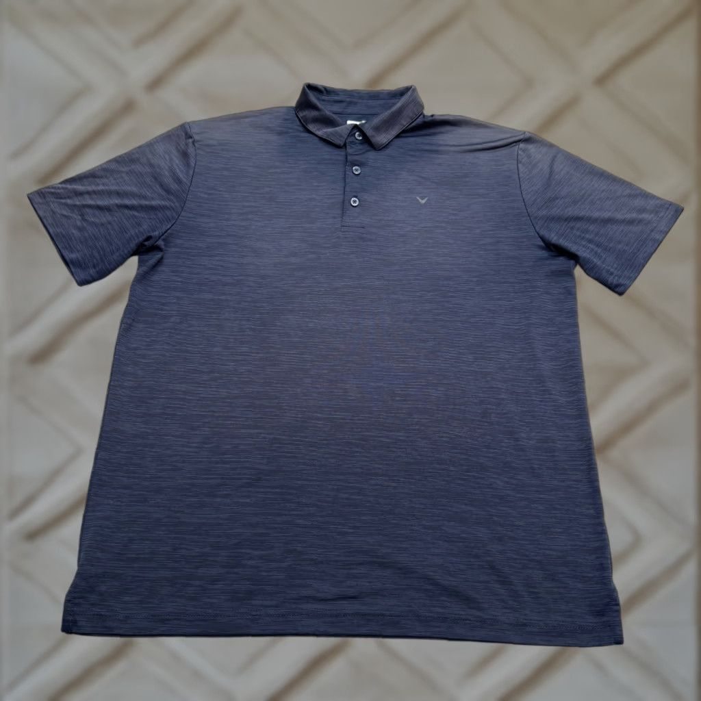 Callaway Callaway Opti-Dri Golf Polo Shirt Mens Large Navy Blue Performance Activewear Polo Size US L / EU 52-54 / 3 - 1 Thumbnail
