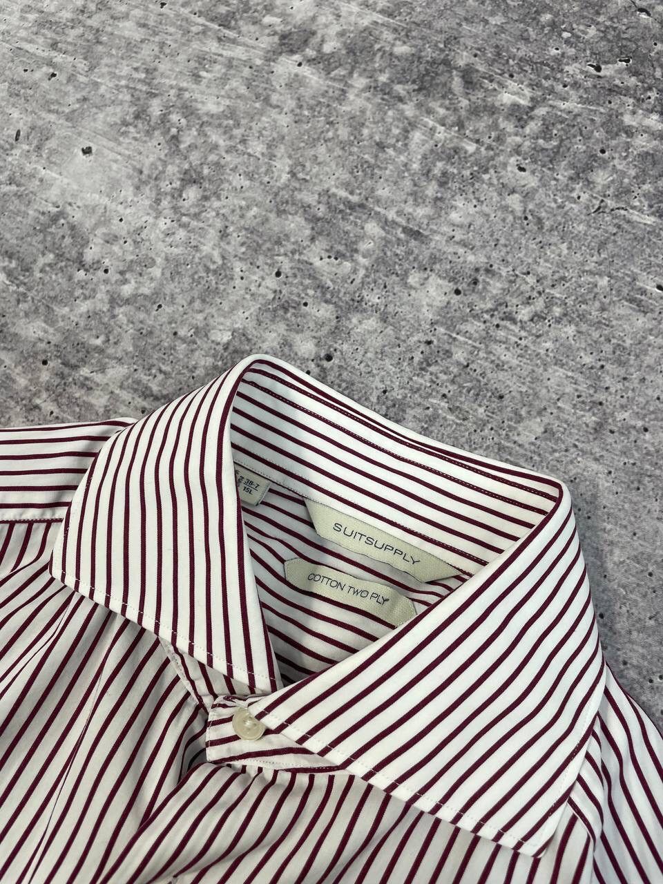 Suitsupply Vintage SuitSupply Cotton Stripped Button Up Shirt Y2K Size US L / EU 52-54 / 3 - 4 Thumbnail
