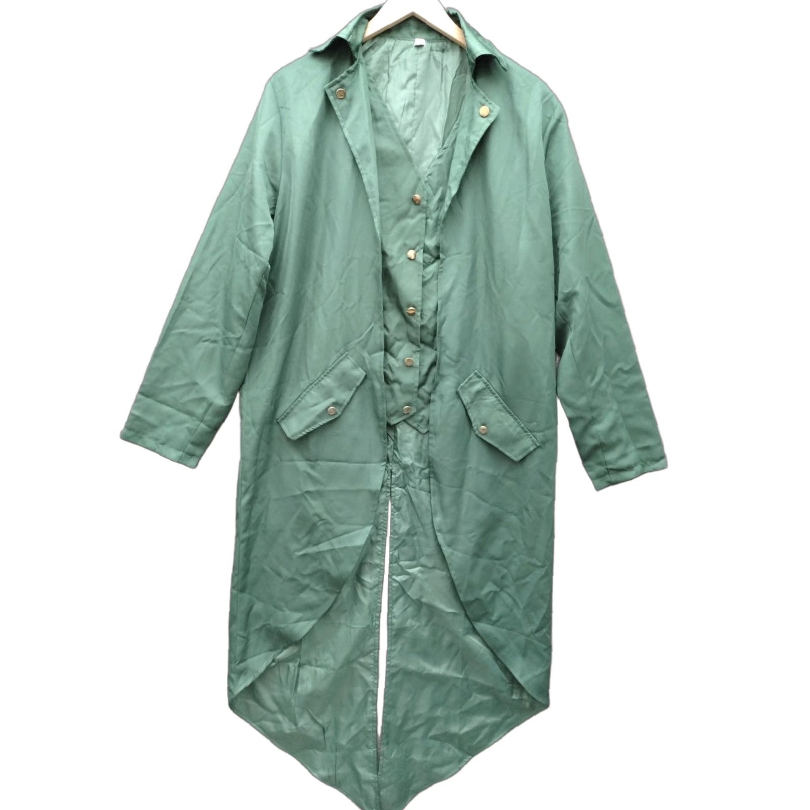 Vintage VINTAGE H&ZY Men's Steampunk Tailcoat Jacket Gothic Victorian Green M Shirt Size M / US 6-8 / IT 42-44 - 1 Thumbnail