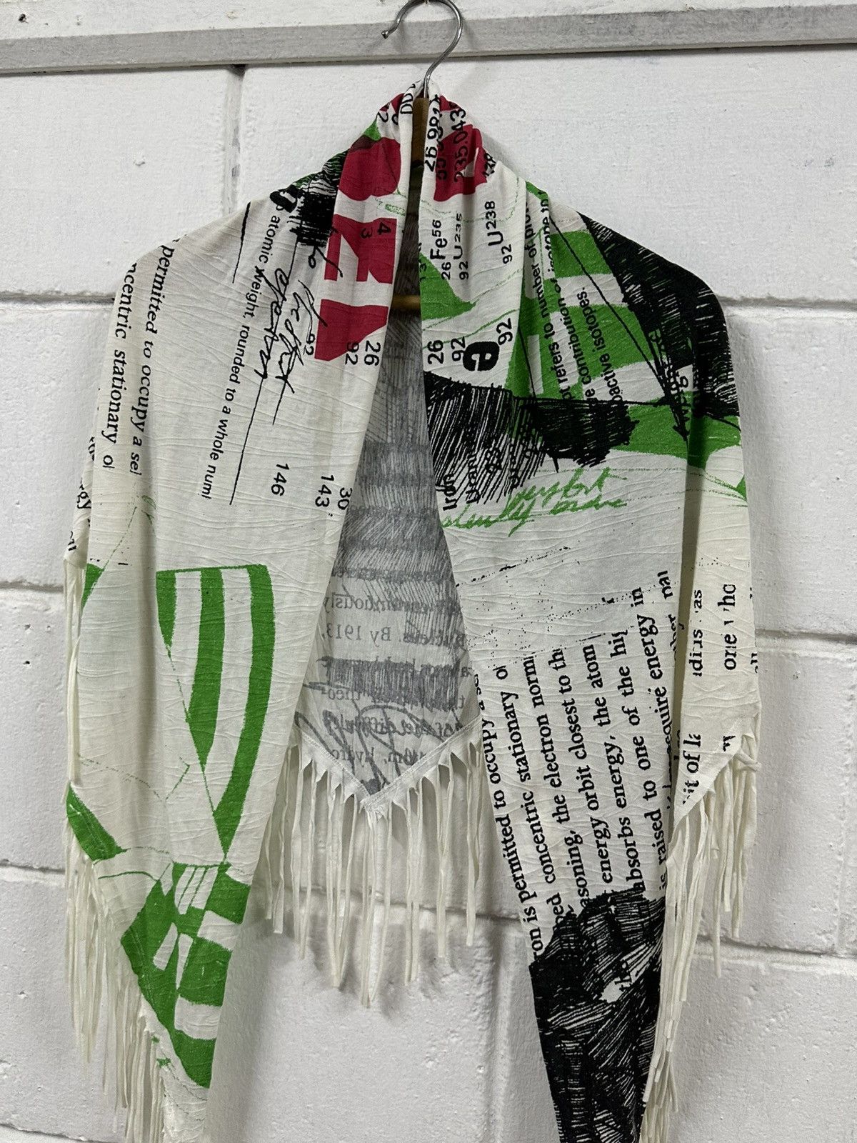 Diesel Diesel Poem Seditionaries Scarf Size ONE SIZE - 3 Thumbnail