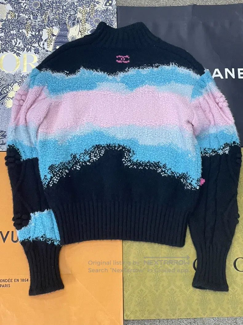 Chanel Chanel Ski series colour block cashmere sweater Size XS / US 0-2 / IT 36-38 - 3 Thumbnail