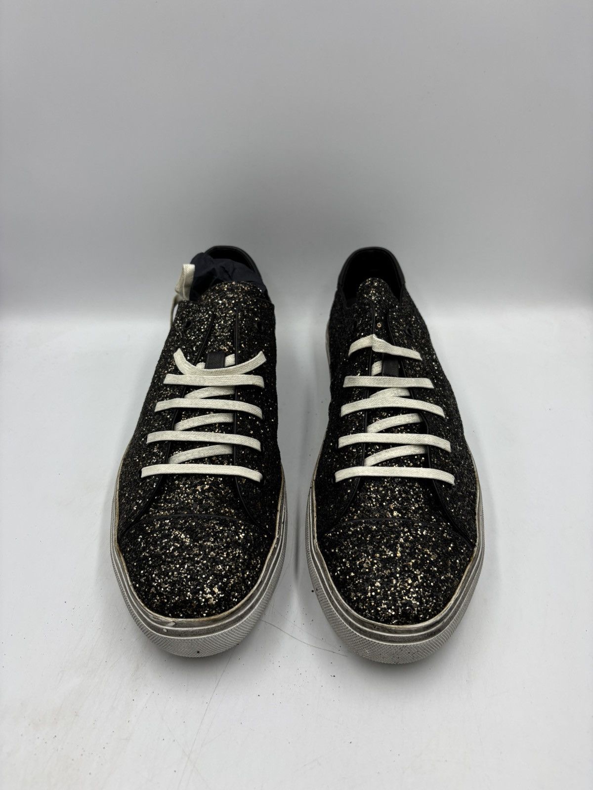 Saint Laurent Paris Saint Laurent Bedford Low Black Glitter Size US 13 / EU 46 - 2 Thumbnail