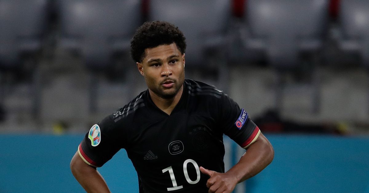Adidas GERMANY ADIDAS 2020 EURO FOOTBALL AWAY JERSEY #10 GNABRY Size US XXL / EU 58 / 5 - 10 Thumbnail