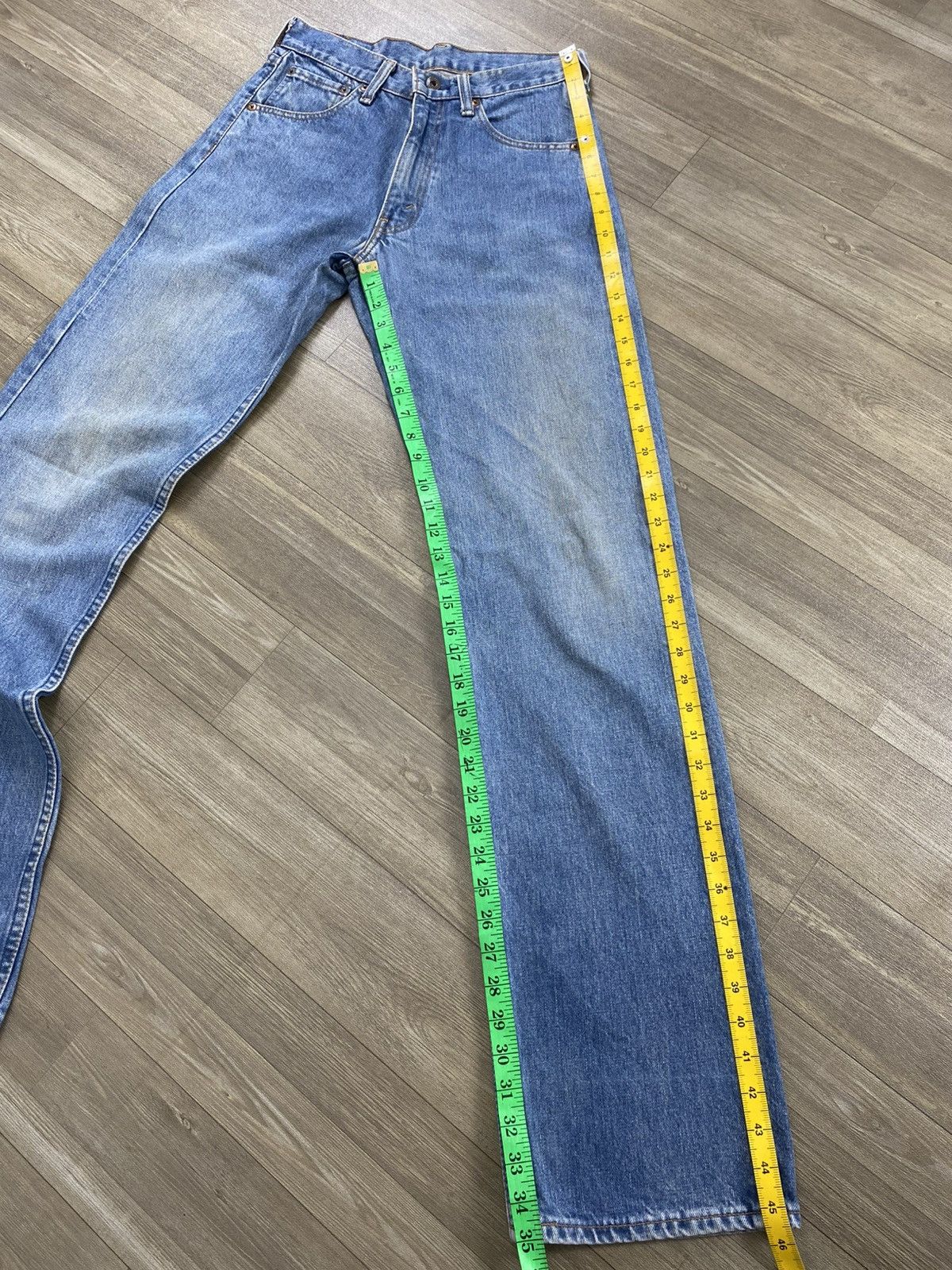 Levi's Vintage Clothing Vintage Levis 503 28x36 Selvedge Straight Fit Blue Jeans Size US 28 / EU 44 - 16 Thumbnail