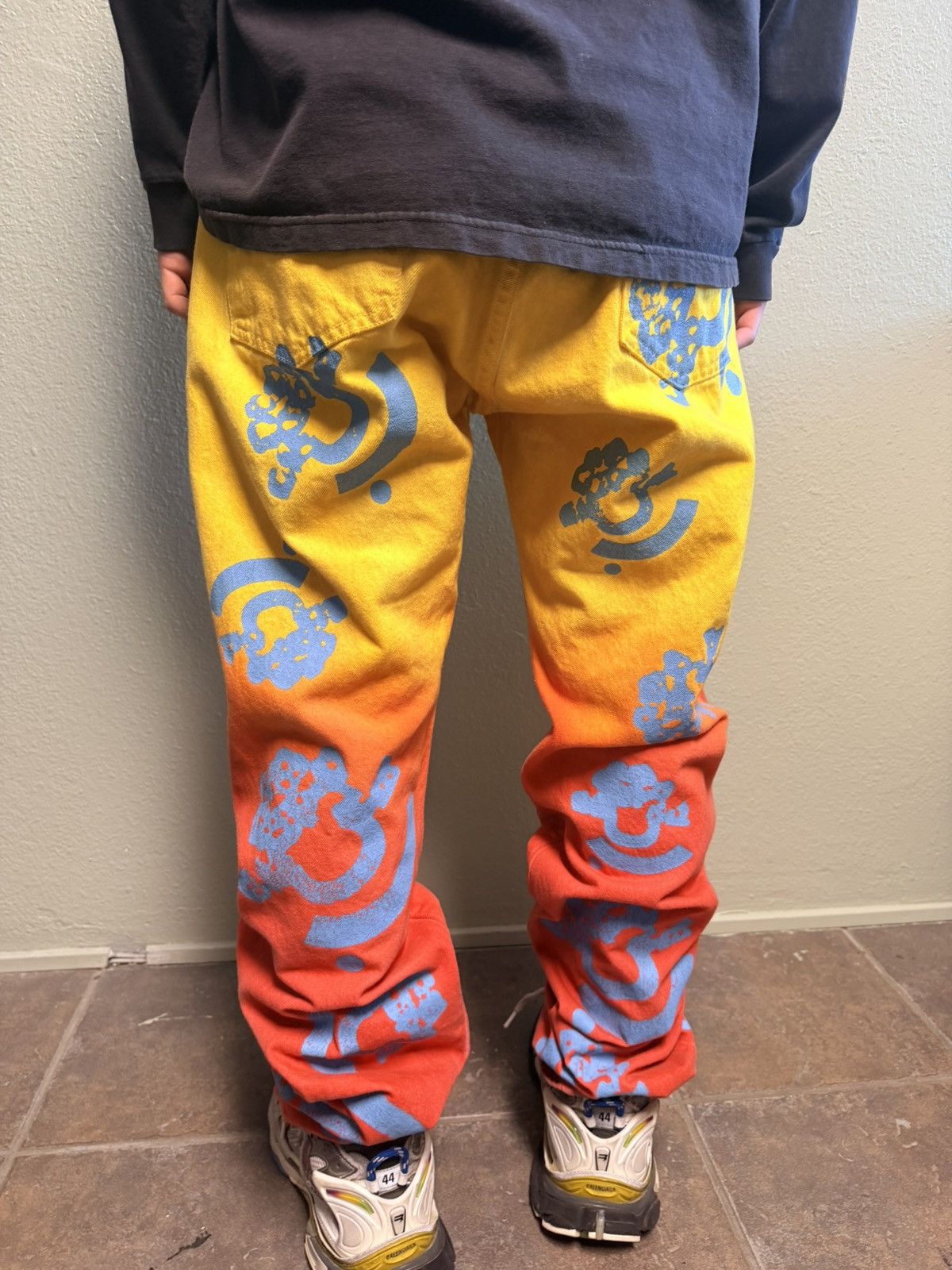 (B).Stroy × DENIM TEARS Bstroy x Denim Tears Multicolor Two tone Jeans Size US 34 / EU 50 - 2 Thumbnail