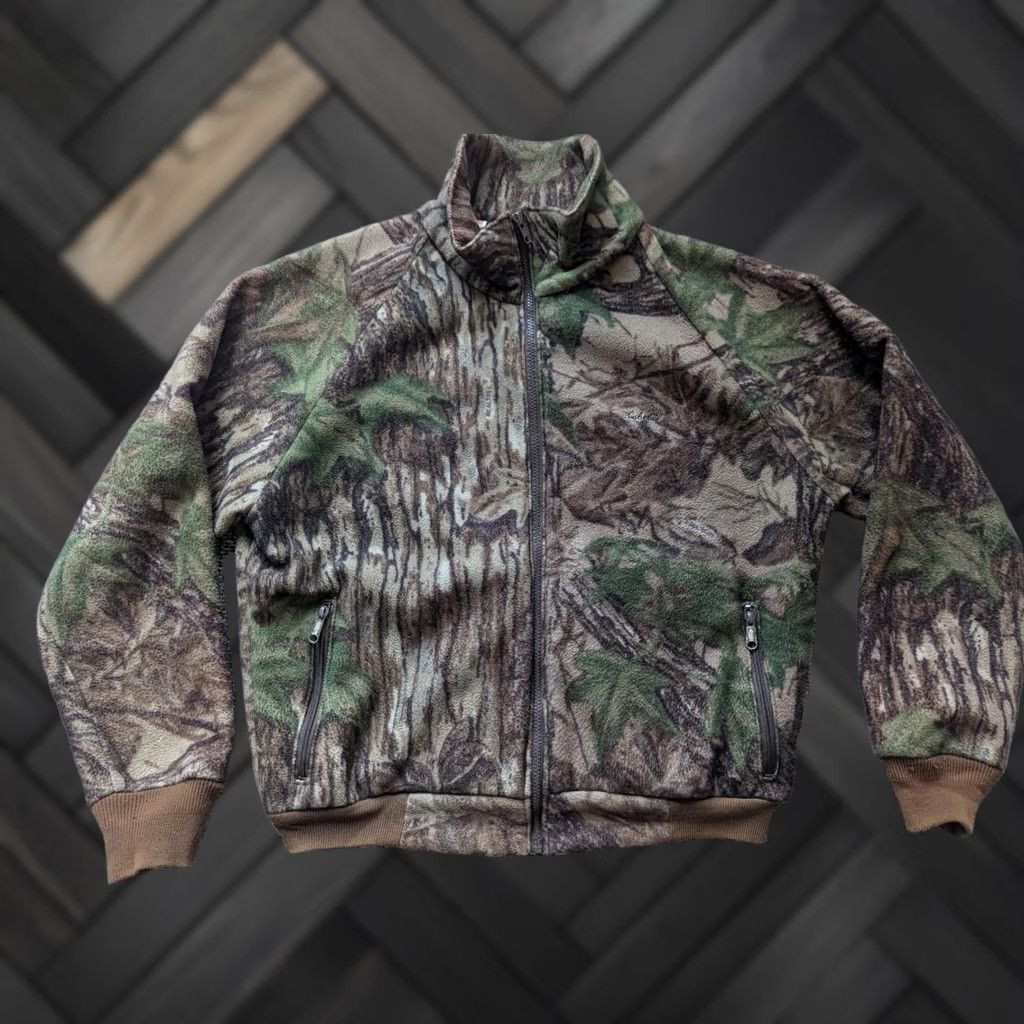 Vintage VINTAGE Cabela's Jacket Shirt Men L USA Camouflage Fleece Real Tree Whitetail Hunting Brown 44 in Bomber Chest 44 in Mens Size US L / EU 52-54 / 3 - 1 Thumbnail