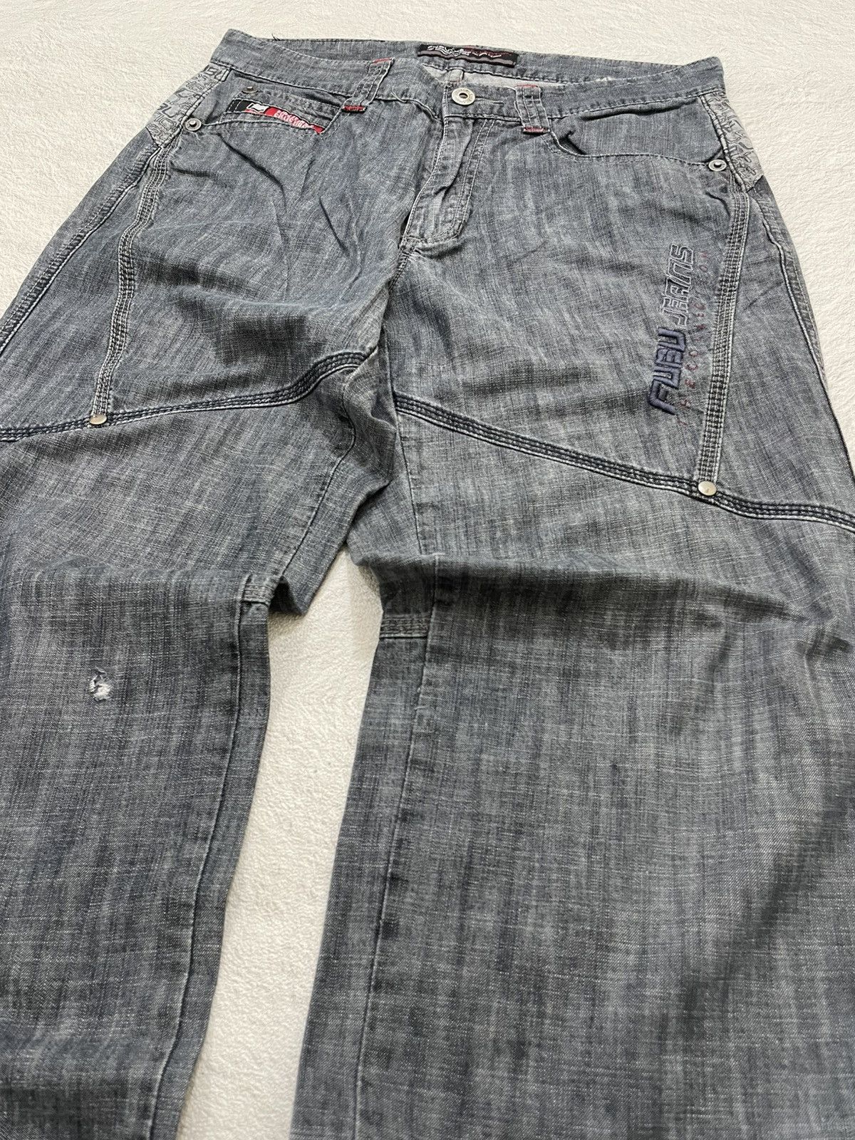 Fubu 2000s Fubu Retro Denim Y2K style Size US 31 - 3 Thumbnail