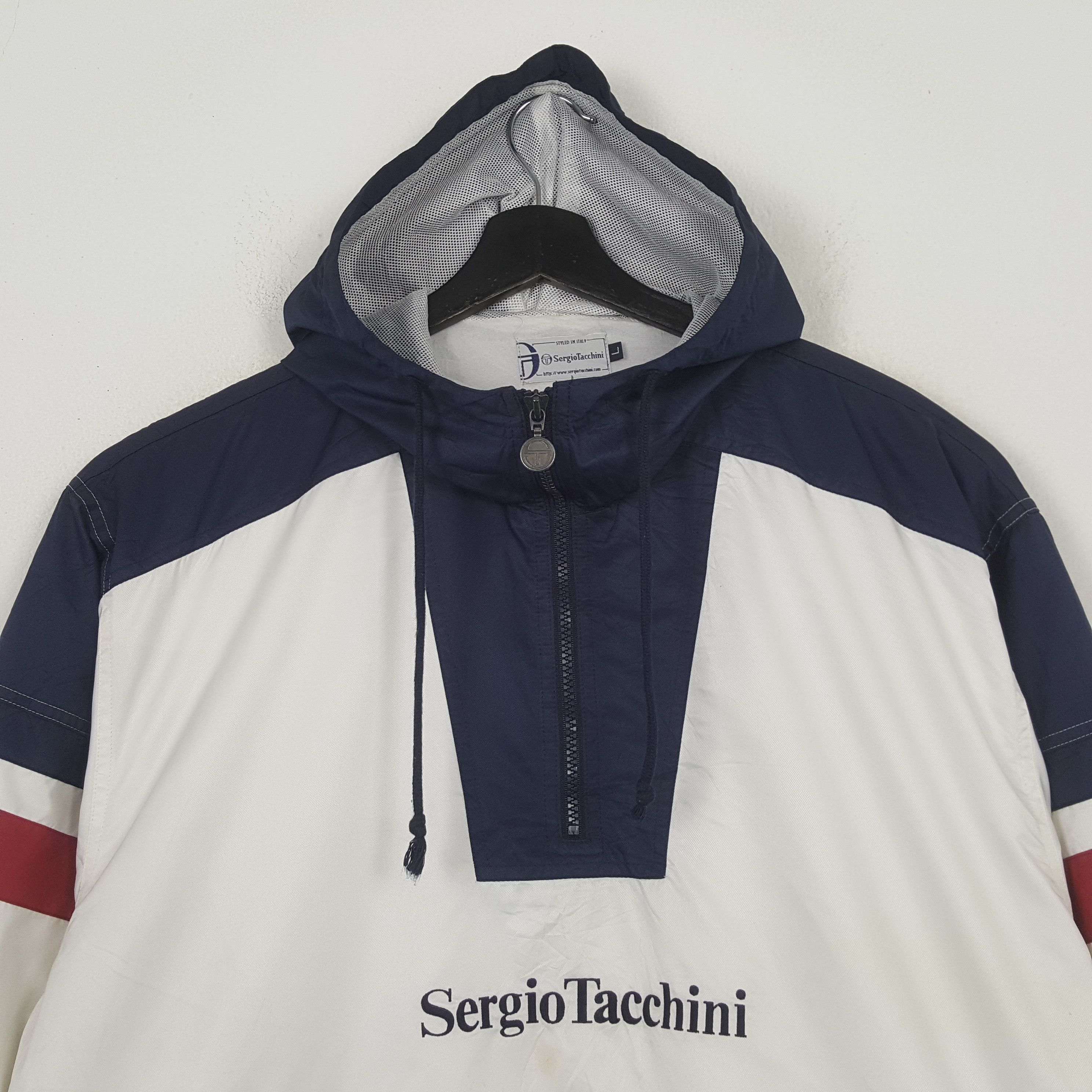 Sergio Tacchini Sergio Tacchini Sports Style Half Zipper Jacket RR30 Size US XL / EU 56 / 4 - 2 Thumbnail