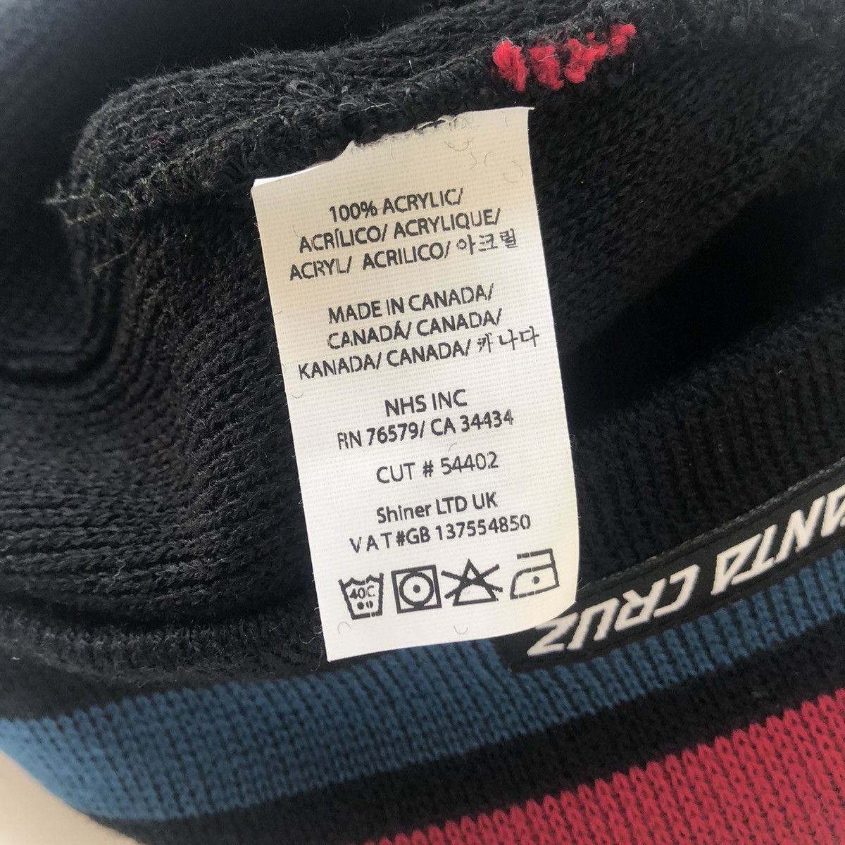 Santa Cruz Skateboards Santa Cruz Vintage Beanie Size ONE SIZE - 3 Thumbnail