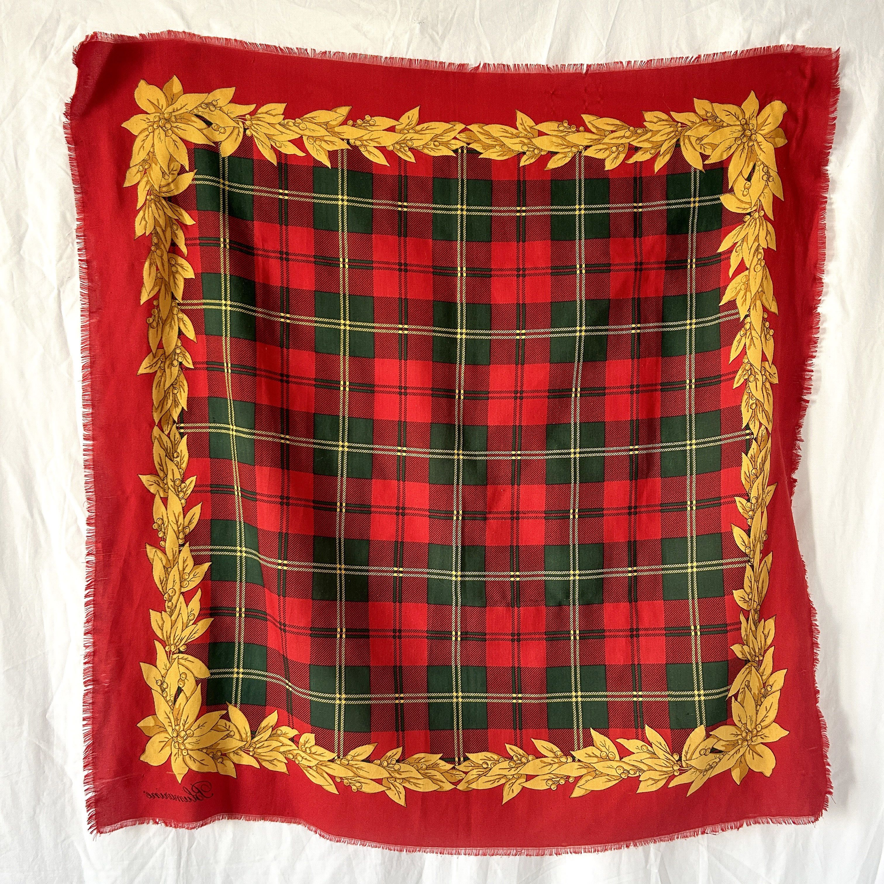Blumarine Blumarine red plaid wool scarf Size ONE SIZE - 5 Thumbnail