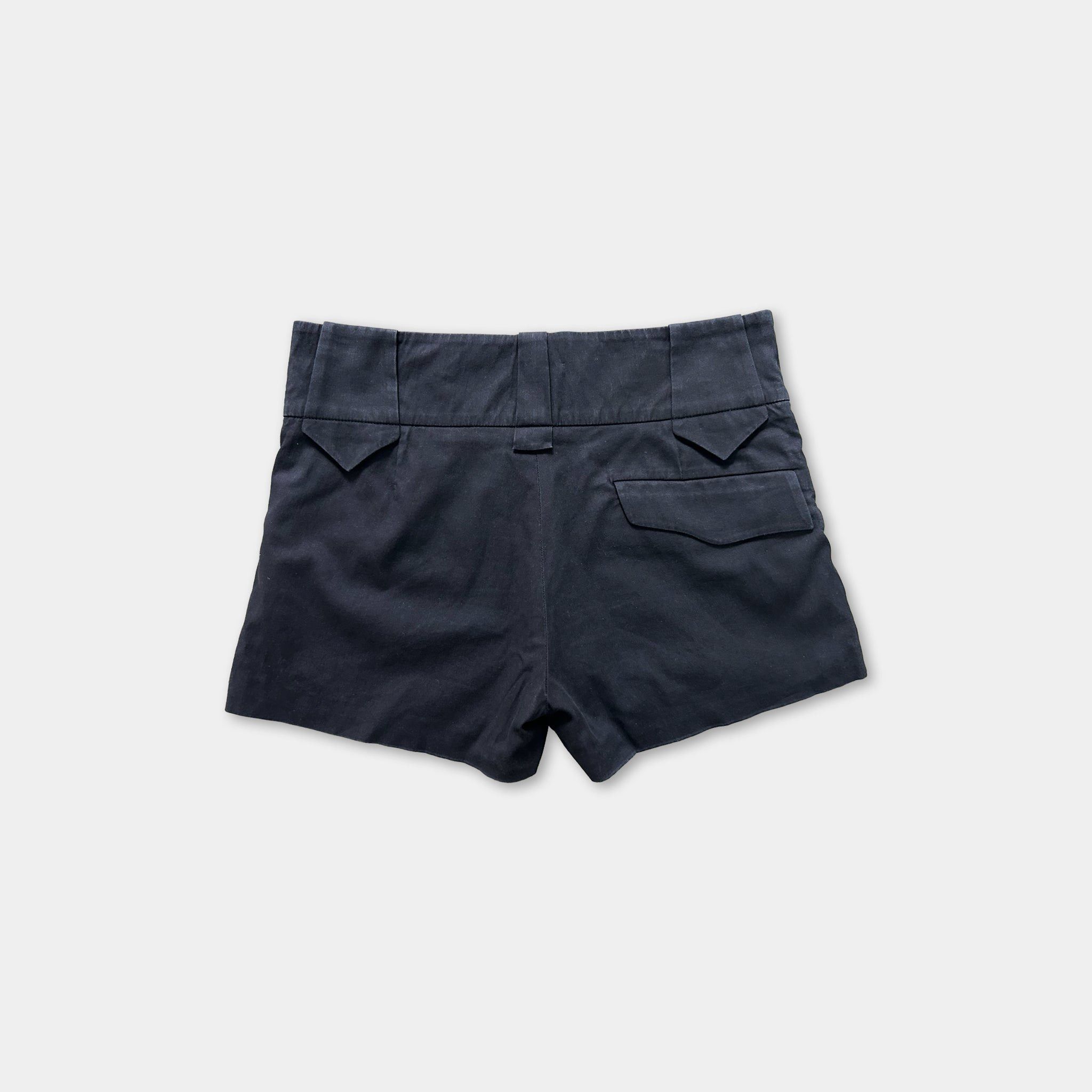 Gucci Gucci 00's Black High Waist Shorts Size 28" / US 6 / IT 42 - 4 Thumbnail