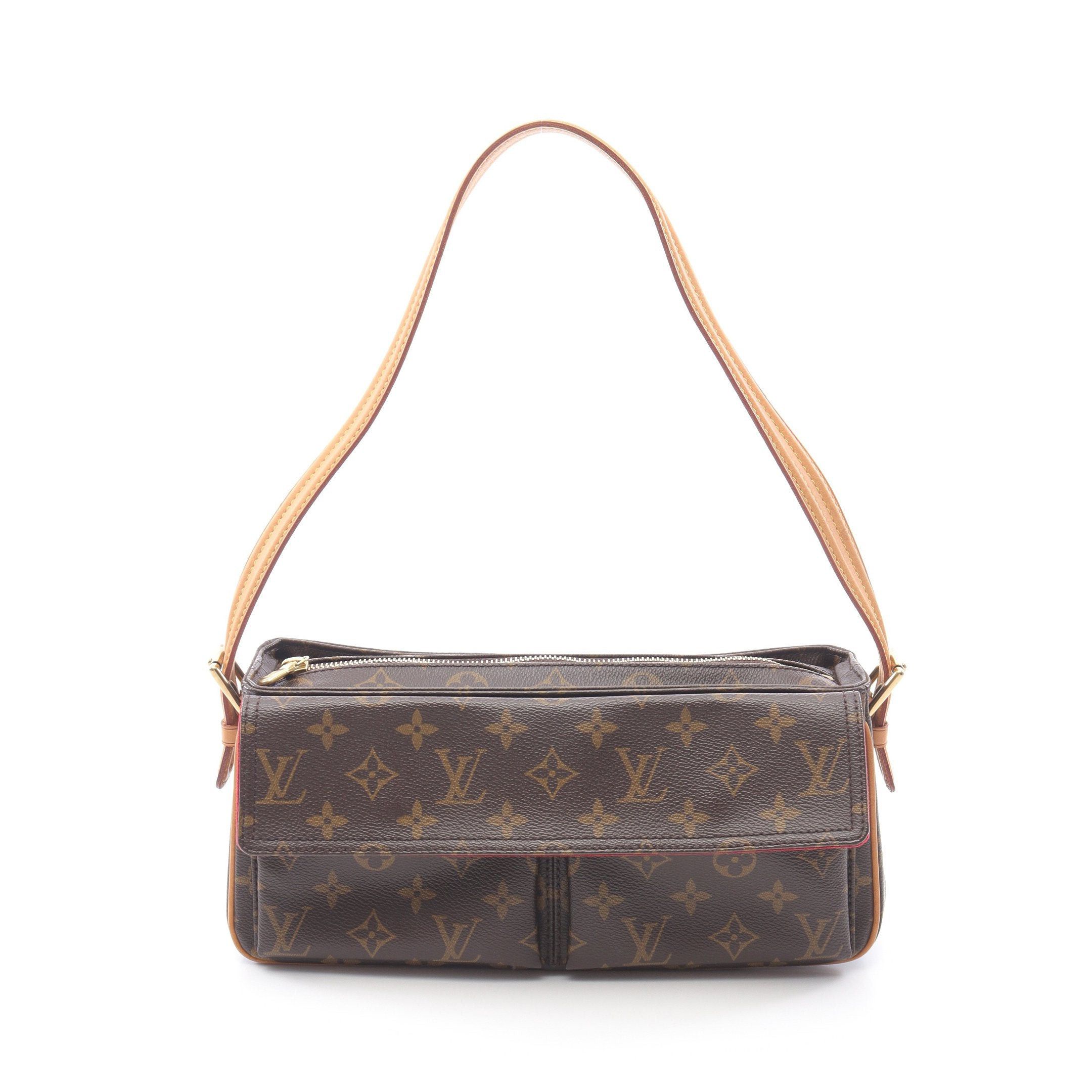 Louis Vuitton Louis Vuitton Vivacite Mm Monogram Shoulder Bag Leather Brown Size ONE SIZE - 1 Thumbnail