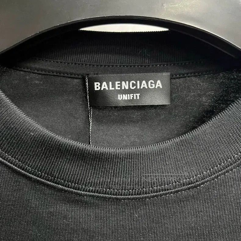 Balenciaga Balenciaga Black Melted Smile Print T-Shirt. Size US XS / EU 42 / 0 - 3 Thumbnail