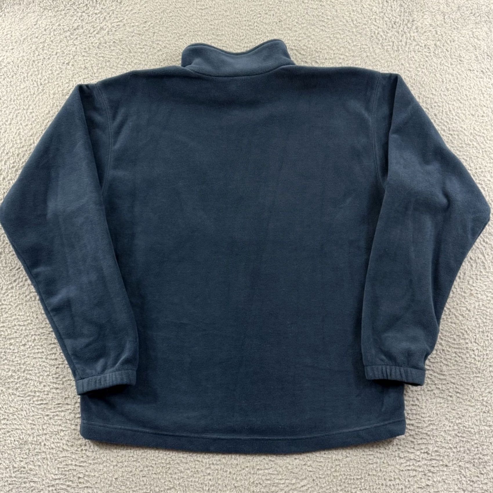 Eddie Bauer Eddie Bauer Sweater Mens Large Blue 1/4 Zip Fleece Pullover Long Sleeve Shirt Knit Mock Neck Casual Business Formal Travel Outdoor Pattern Solid Size US L / EU 52-54 / 3 - 7 Thumbnail