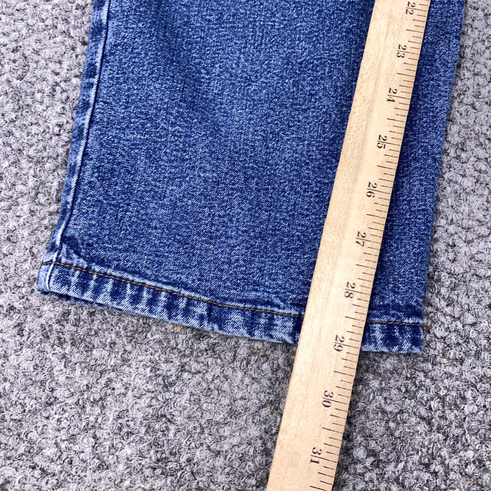 CO Lauren Jeans Co Ralph Lauren Jeans Womens 14 High Rise Tapered Stretch Denim Size 36" / US 14 / IT 50 - 4 Thumbnail