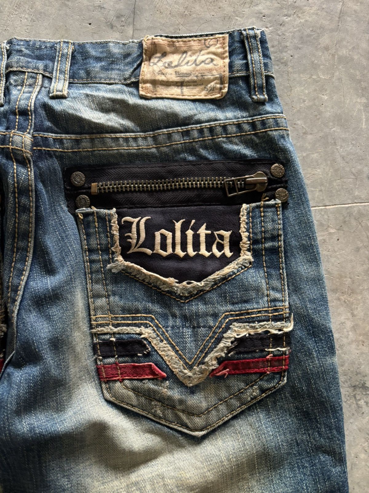 If Six Was Nine LOLITA rusty washed mudmax japanese jeans distressed style Size US 30 / EU 46 - 14 Thumbnail