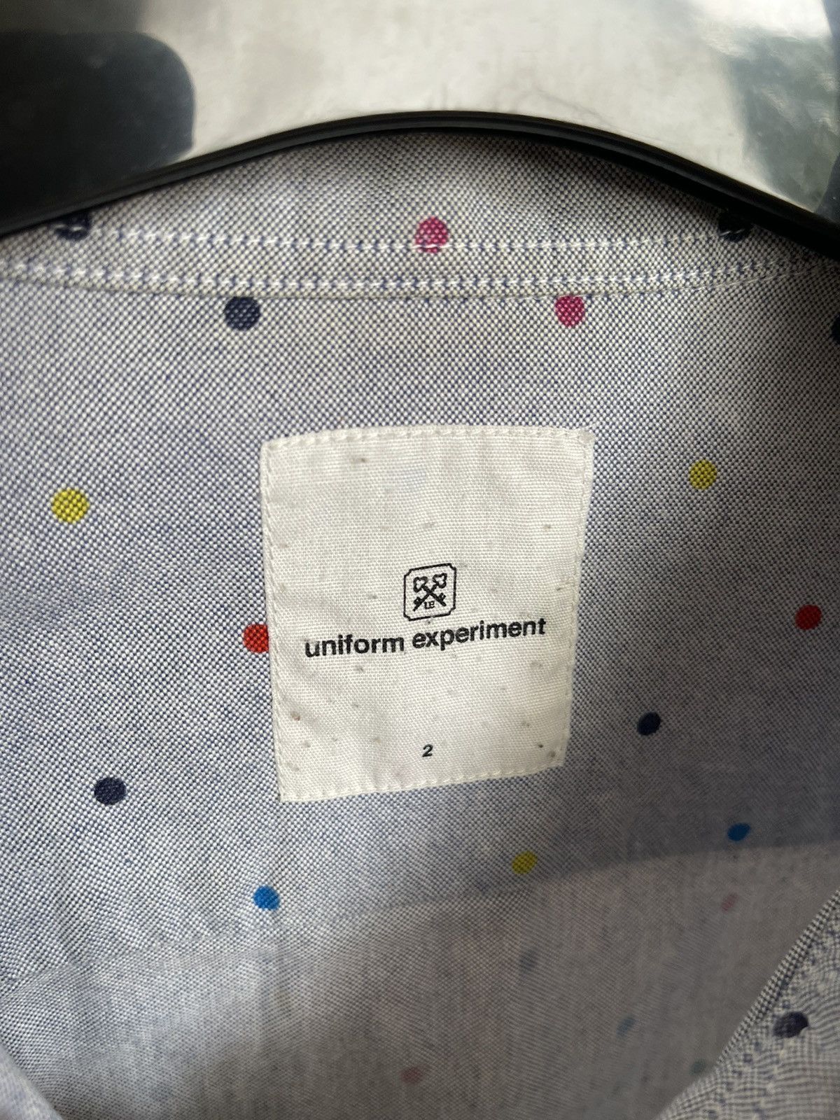 uniform experiment Uniform Experiment Rainbow Polkadot Button Up Shirt Size US M / EU 48-50 / 2 - 5 Thumbnail