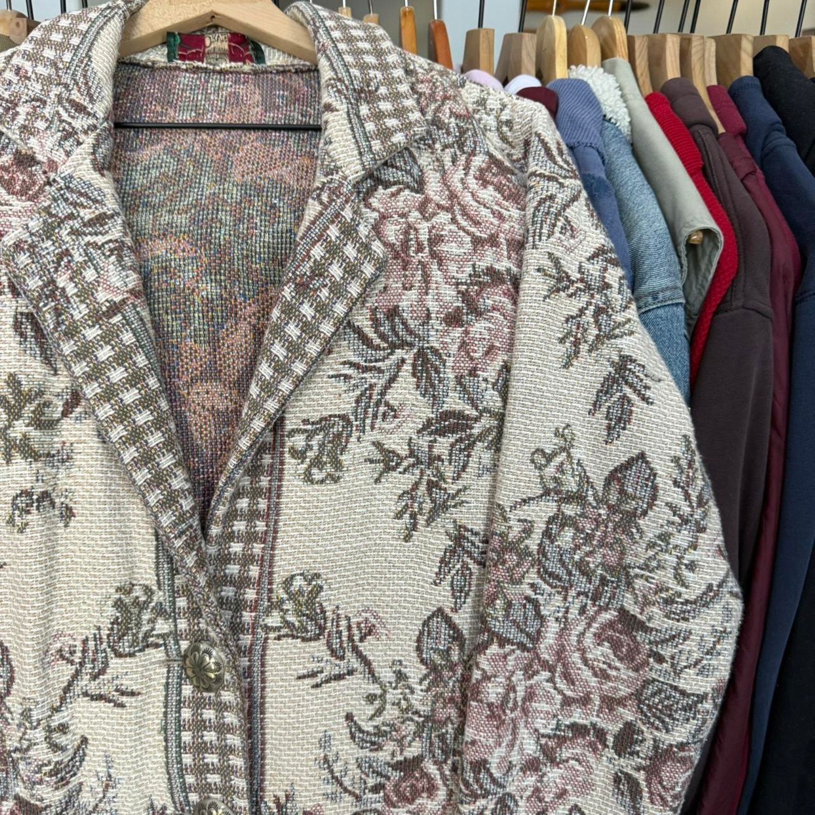 Orvis Vintage 80s Orvis Women's Floral Jacket Size XL / US 12-14 / IT 48-50 - 3 Thumbnail