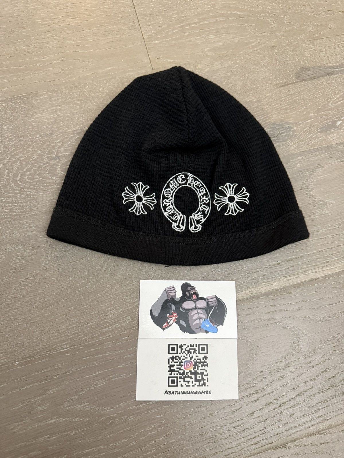 Chrome Hearts Chrome Hearts Skull Cap Horseshoe Beanie Size ONE SIZE - 2 Thumbnail