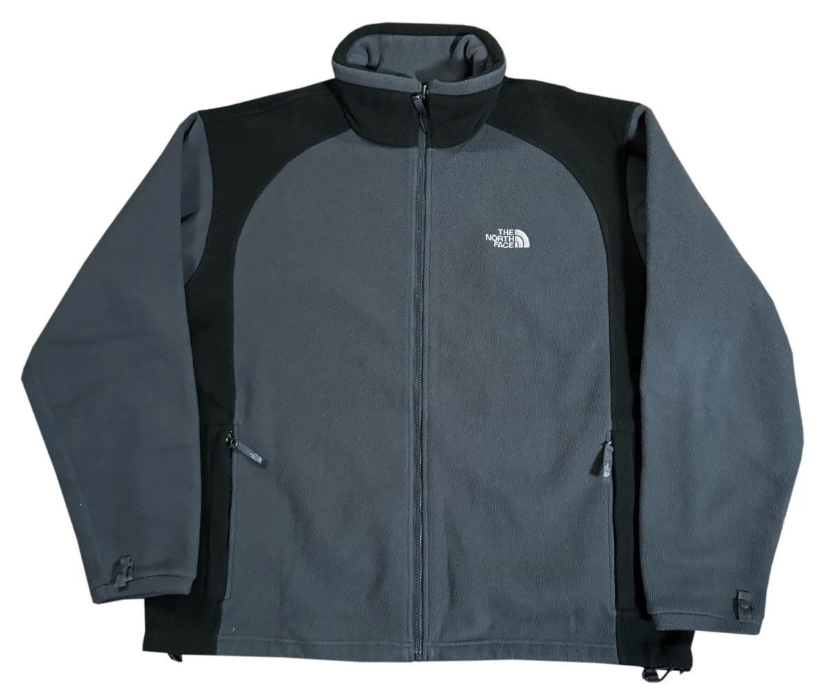 The North Face Vintage The North Face Grey / Black Fleece Jacket (Size XL) Size US XL / EU 56 / 4 - 1 Thumbnail