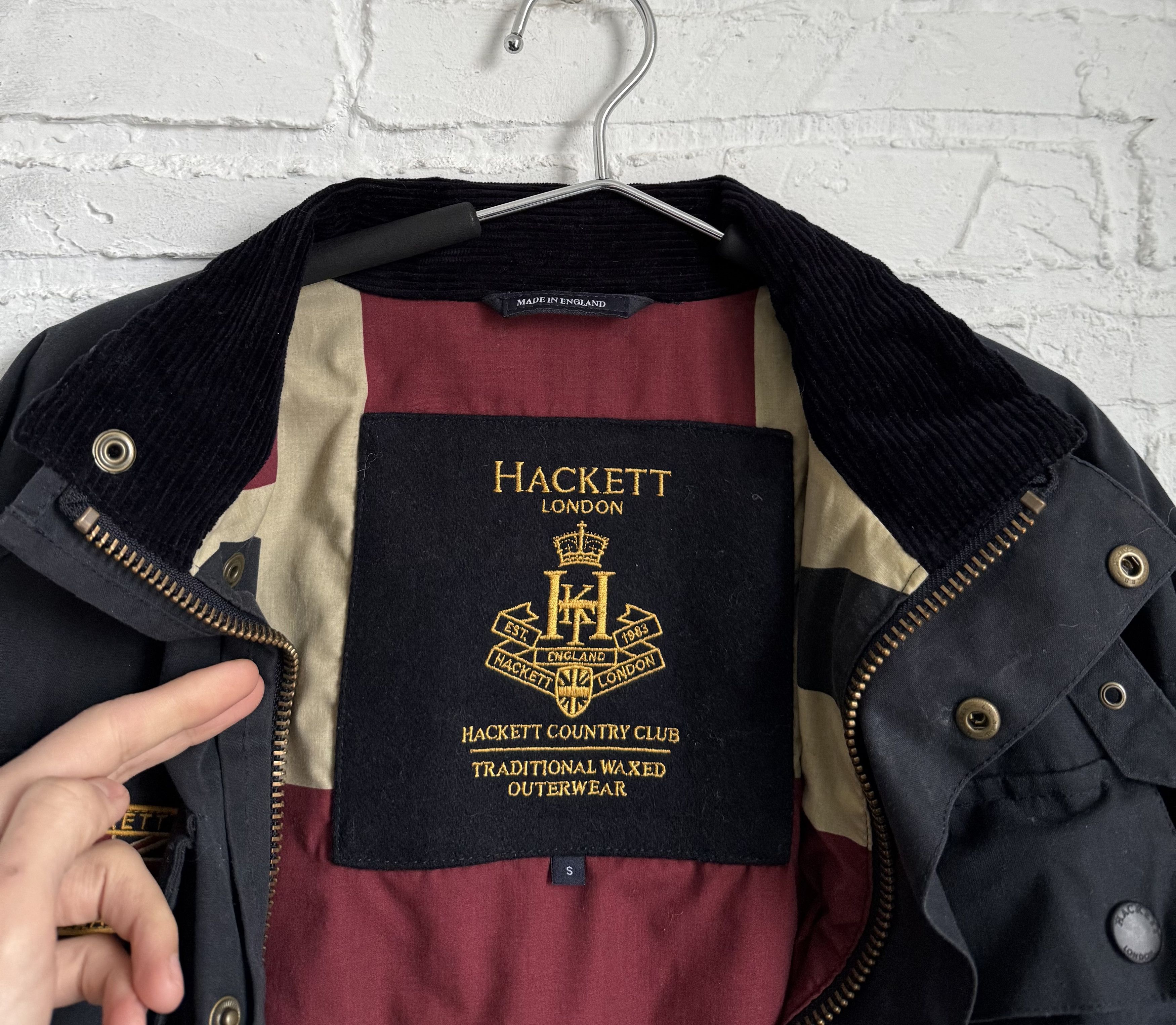 Hackett Hackett wax rally jacket millerain Size US S / EU 44-46 / 1 - 4 Thumbnail