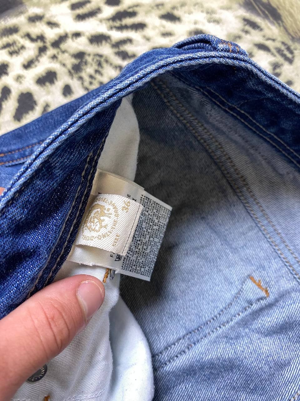 Diesel × Vintage Vintage Diesel 90’s Y2K Style Baggy Wide Denim Jeans Pants Size US 36 / EU 52 - 4 Thumbnail