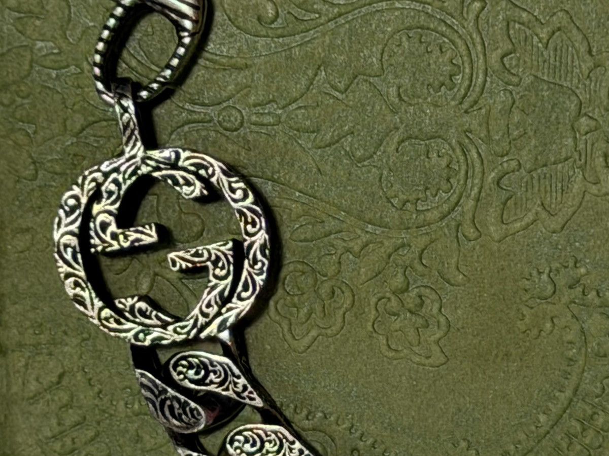 Gucci GUCCI Silver Interlocking G Chain Bracelet Size ONE SIZE - 9 Thumbnail