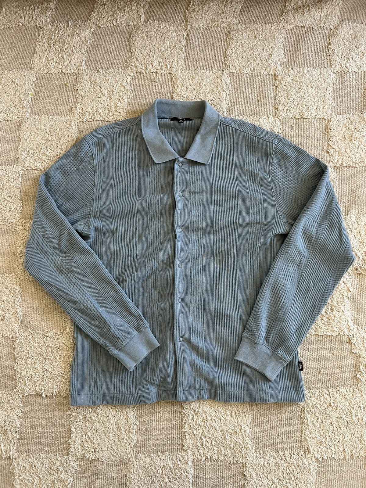 Stussy Stussy Collared Cardigan Shirt Size US M / EU 48-50 / 2 - 1 Thumbnail