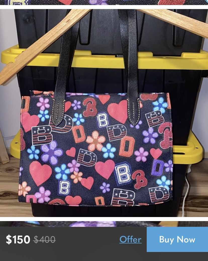 Dooney & Bourke Dooney & Bourke multicolor letter purse! Size ONE SIZE - 3 Thumbnail